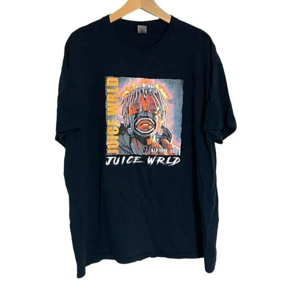 Gildan‎ XL Juice World black T-Shirt - Picture 2 of 4